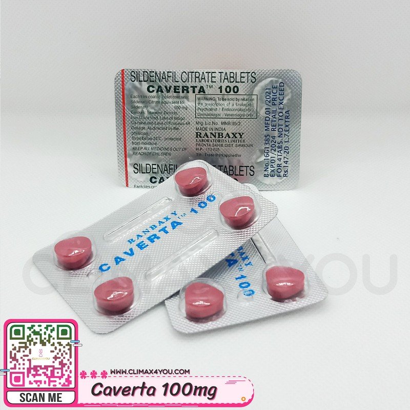 CAVERTA 100mg I คาเวอร์ต้า 100มก. - CLIMAX4YOU