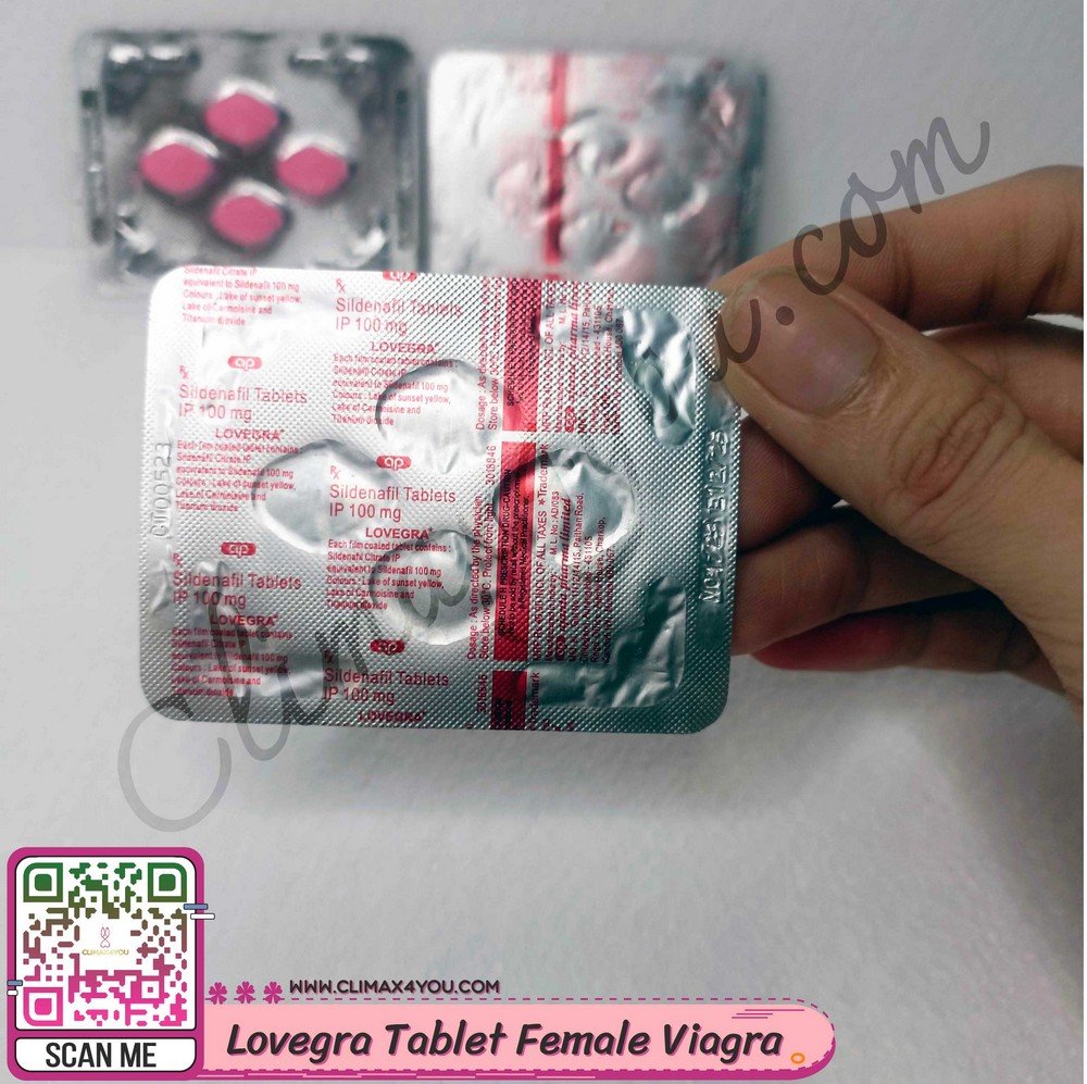 Lovegra 100mg Tablet Female Viagra I ไวอากร้าสำหรับผู้หญิง