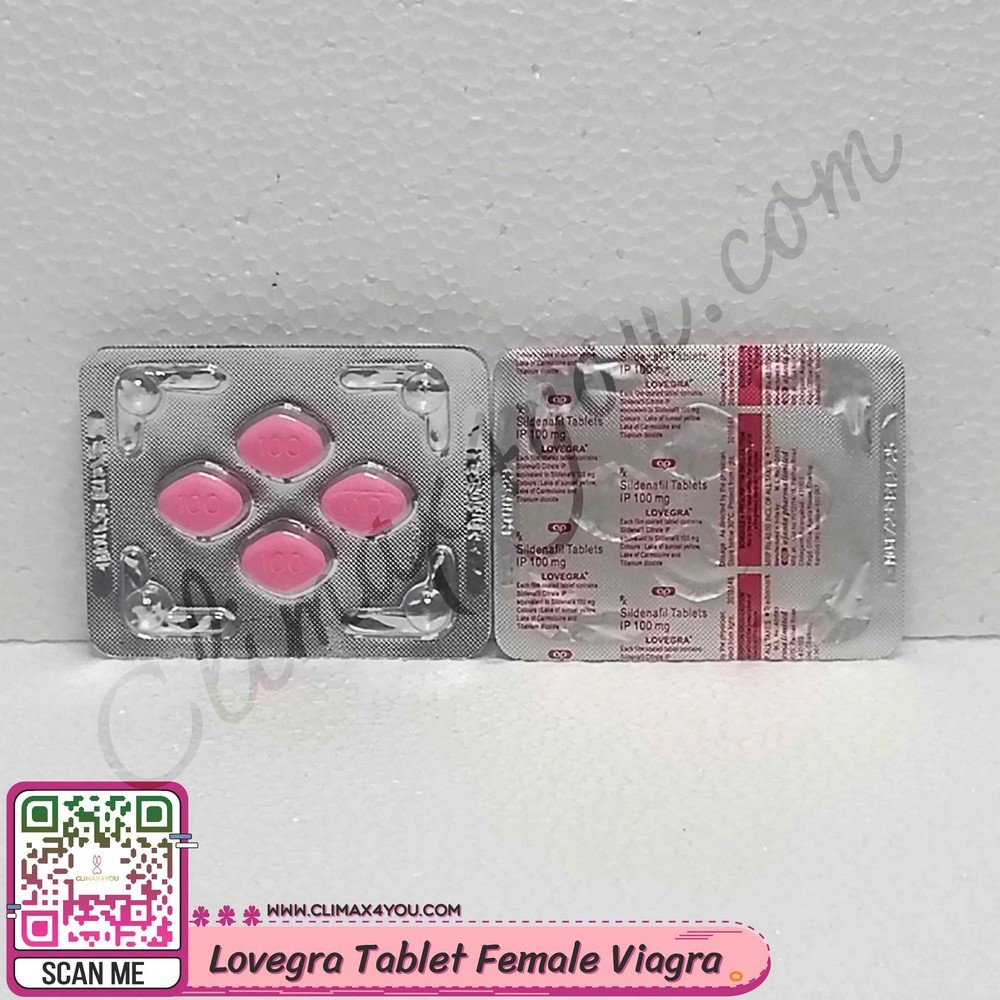 Lovegra Tablets 100mg-6 Lovegra 100mg Tablet Female Viagra I ไวอากร้าสำหรับผู้หญิง