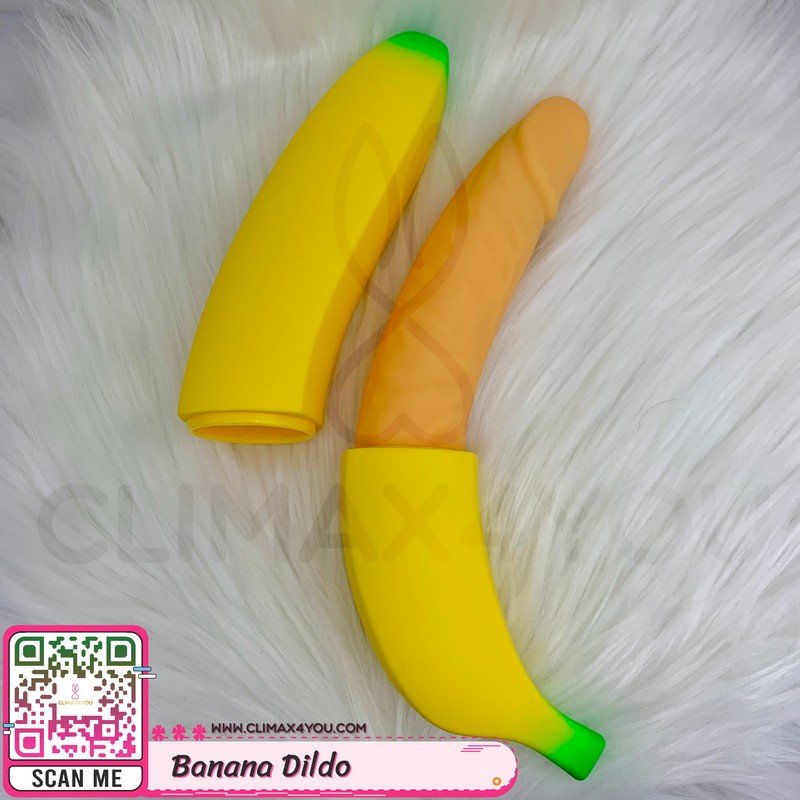 Banana Dildp-4 Banana Dildo Vibrator I ดิลโด้น้องกล้วย สั่นได้