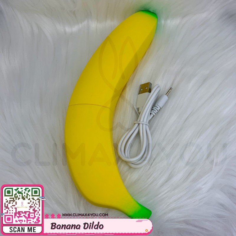 Banana Dildp-8 Banana Dildo Vibrator I ดิลโด้น้องกล้วย สั่นได้