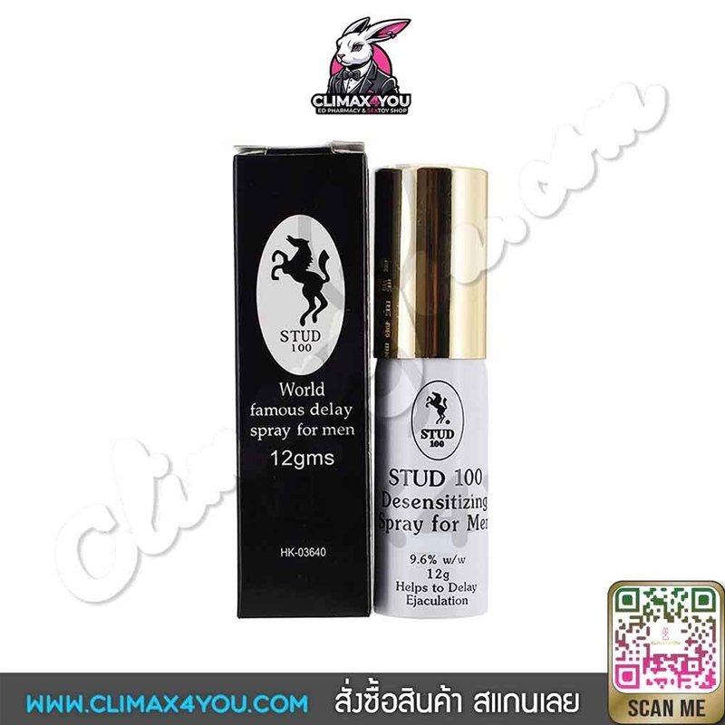climax-122-1 STUD100 I สเปรย์ชะลอการหลั่ง